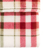 Heritage Check Rolled Fleece Red 1400x1800mm