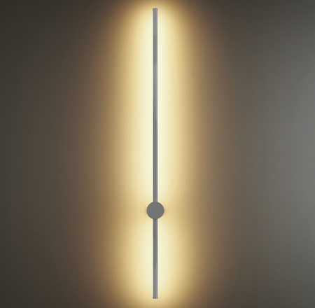 Lampa ścienna SPARO 100 cm - kinkiet biały, prosty, długi LED