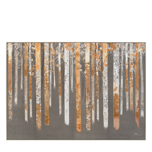 Obraz w ramie „Guilded Silence” – miedziany, 101,5 × 3,5 × 71,5 cm
