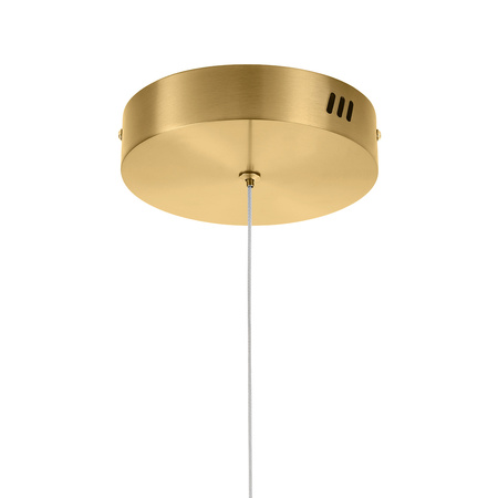 Lampa wisząca CIRCLE 40 cm - LED, ring mosiądz szczotkowany