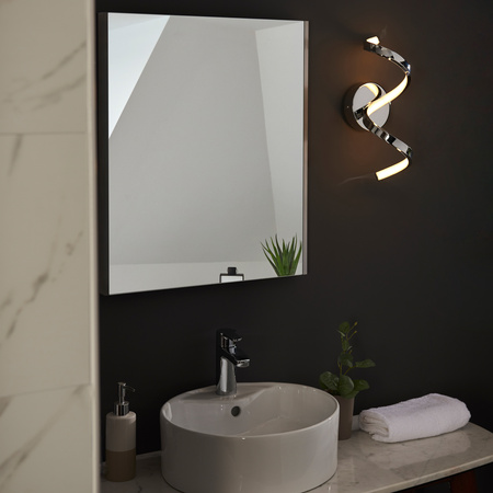 Astral Bathroom 1 Wall Light Chrome