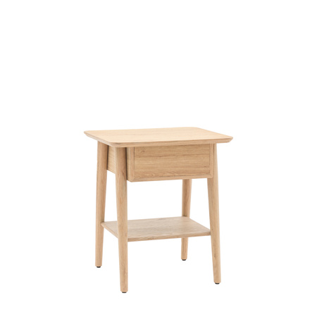 Hatfield 1 Drawer Bedside Natural 450x400x500mm