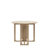 Craft Folding Dining Table Smoked 1000x1000x750mm