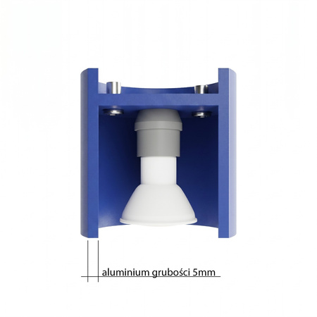 Plafon ORBIS 2 ultramaryna