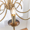 Kora 8 Pendant Light Antique Brass
