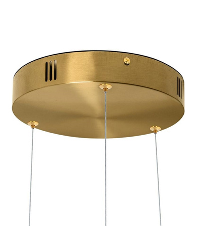 MOOSEE lampa wisząca RING 60 + 80 + 100   złota na jednej podsufitce