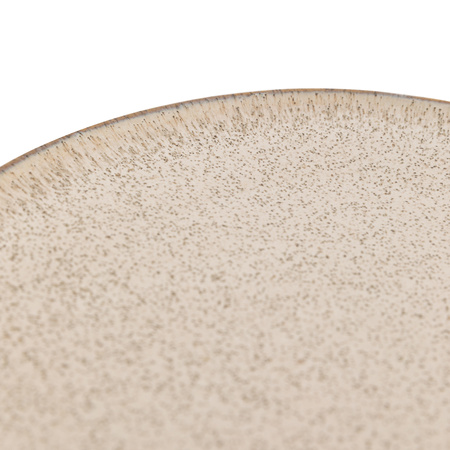 Speckle Glaze Dinner Plate Oatmeal (4pk)