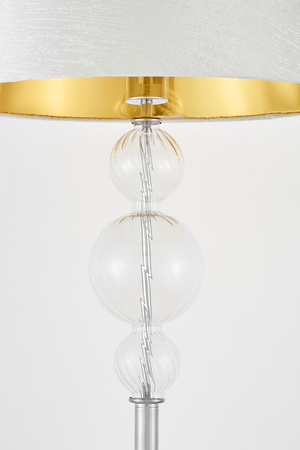 LAMPA STOJĄCA PODŁOGOWA SREBRNA MURANEO