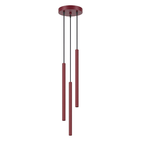 Lampa wisząca ARCHE 3P burgund