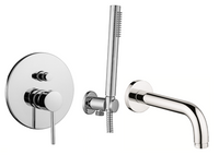 Zestaw wannowy podtynkowy z wylewką L-175mm-Emmevi Rubinetterie/Piper