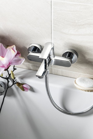 PAX bateria wannowa ścienna, chrom