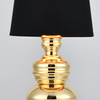 Lampa stołowa QUEEN złoto czarna 18 cm