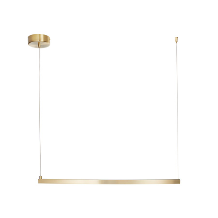 Lampa wisząca BEAM-120 LED - złota oprawa liniowa
