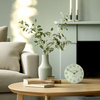 Arabic Mantel Clock Pearl Green 6in