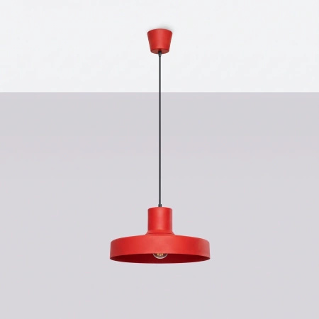 Lampa wisząca BILO czerwona