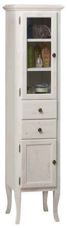 RETRO słupek wysoki 40x170x36cm, starobiała, lewa