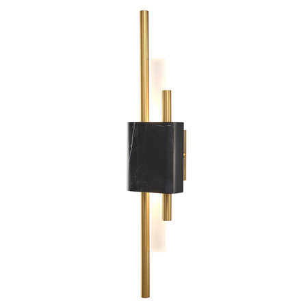 Lampa ścienna ELLIE LED 50 cm-marmurowa czarno - złota
