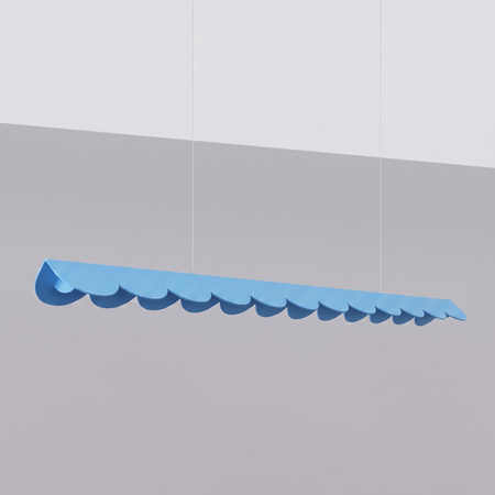 Lampa wisząca BISCUIT 130 błękitna LED 3000K