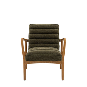 Datsun Armchair Green Boucle 690x760x800mm