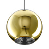 Lampa wisząca MIRROR GLOW - M złota 30 cm