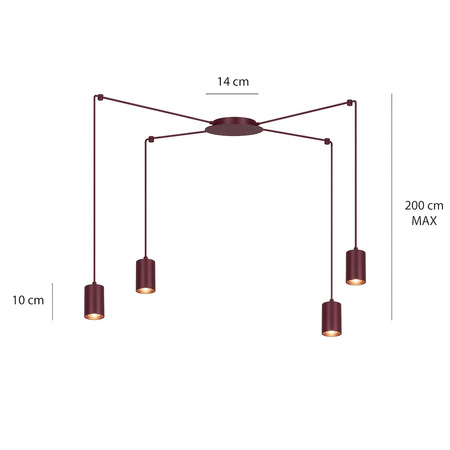 TRAKER 4 BURGUNDY