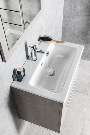 CIRASA szafka pod umywalkę 58x54x39cm, dąb srebrny