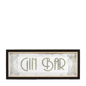 Gin Bar Mirror 470x190mm