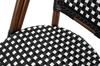 Zestaw 6 krzeseł ogrodowych CAFE PARIS    ARM brązowy rattan