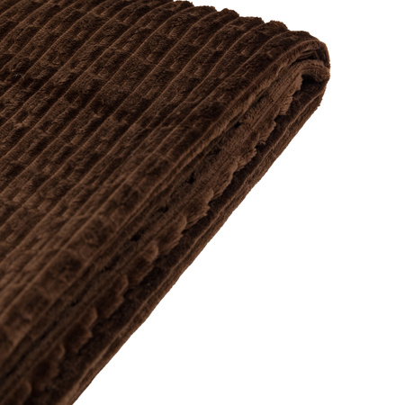 Winson Flannel Throw Chocolate 1400x1800mm
