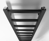METRO LIGHT grzejnik łazienkowy 300x1500 mm, czarny mat