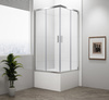 CARMEN kabina prysznicowa 800x800x1650mm, szkło czyste