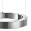 Lampa wisząca CIRCLE 40 cm - LED, ring nikiel szczotkowany