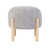 Taboret BIZZOTTO DAYLA – jasnoszary