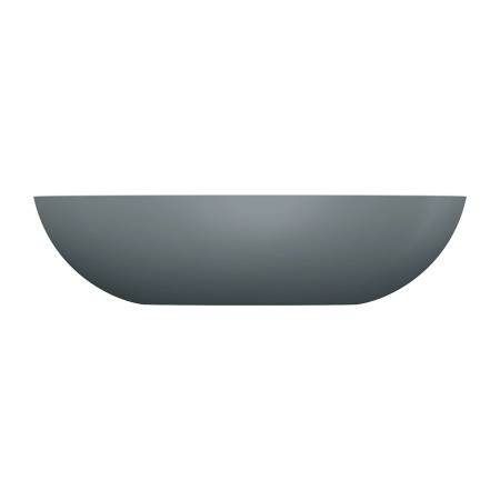 SHELL M+ umywalka nablatowa, 60 x 35 cm, ash grey mat