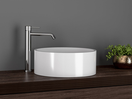 ULTRASAN bateria umywalkowa bez odpływu, chrom