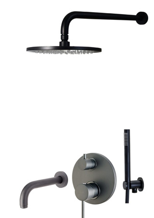 Zestaw wannowy podtynkowy z wylewką L-400mm fi-22,5cm-Emmevi Rubinetterie/Piper