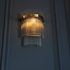 Marietta 1 Wall Light Antique Brass