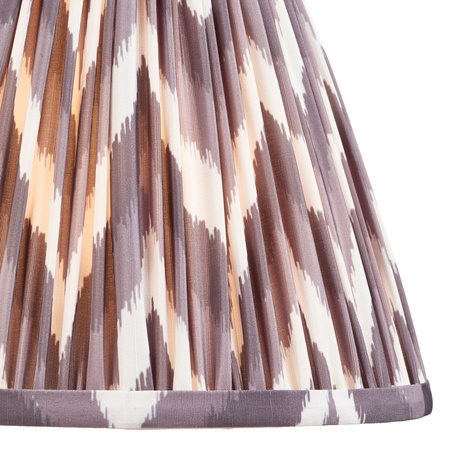 Zigzag Shade Pearl Grey Fabric 185x125x250mm