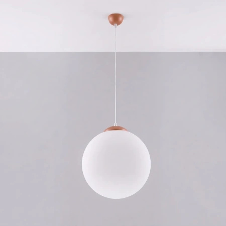 Lampa wisząca UGO 40 ochra czerwona