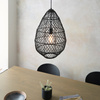 Pimva 1 Pendant Light Black Rattan