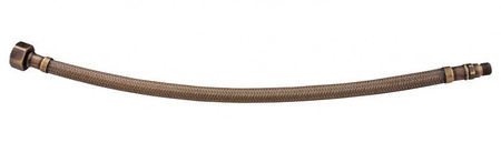 Wąż przyłączeniowy nierdzewny M10x3/8", 35cm, brąz