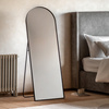 Holworth Cheval Mirror Black 500x35x1500mm