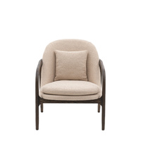 Fotel Alegra Taupe 680 x 840 x 830 mm