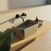 Vitruvit MINIMAL ceramiczna umywalka nablatowa prostokątna 40 x 25 cm Quartz mat z korkiem klik klak Quartz mat (wyprzedaż ekspozycyjna)