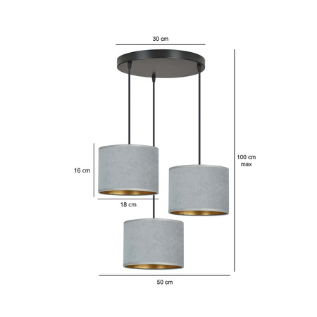 HILDE 3 BL PREMIUM GRAY