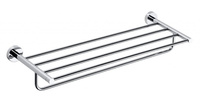 X-ROUND E półka na ręczniki z relingiem 600, chrom