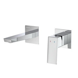 Bateria umywalkowa podtynkowa, chrom