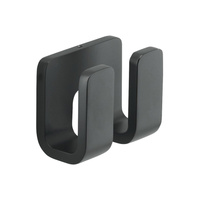 OUTLINE hak podwójny, czarny mat