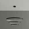 Żyrandol RIO 3 55/78/110 czarny LED 4000K