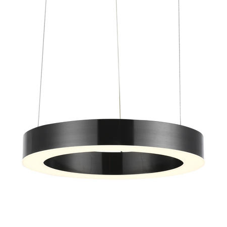Lampa wisząca CIRCLE 40 cm - LED, ring tytan szczotkowany